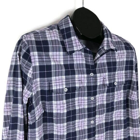 Eddie Bauer Adventurer II Long Sleeve Shirt Women's XL Plaid Hiking Outdoor - Picture 4 of 12